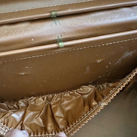 Vintage MCM Samsonite Brown Makeup Train Case - Picture 10 of 15